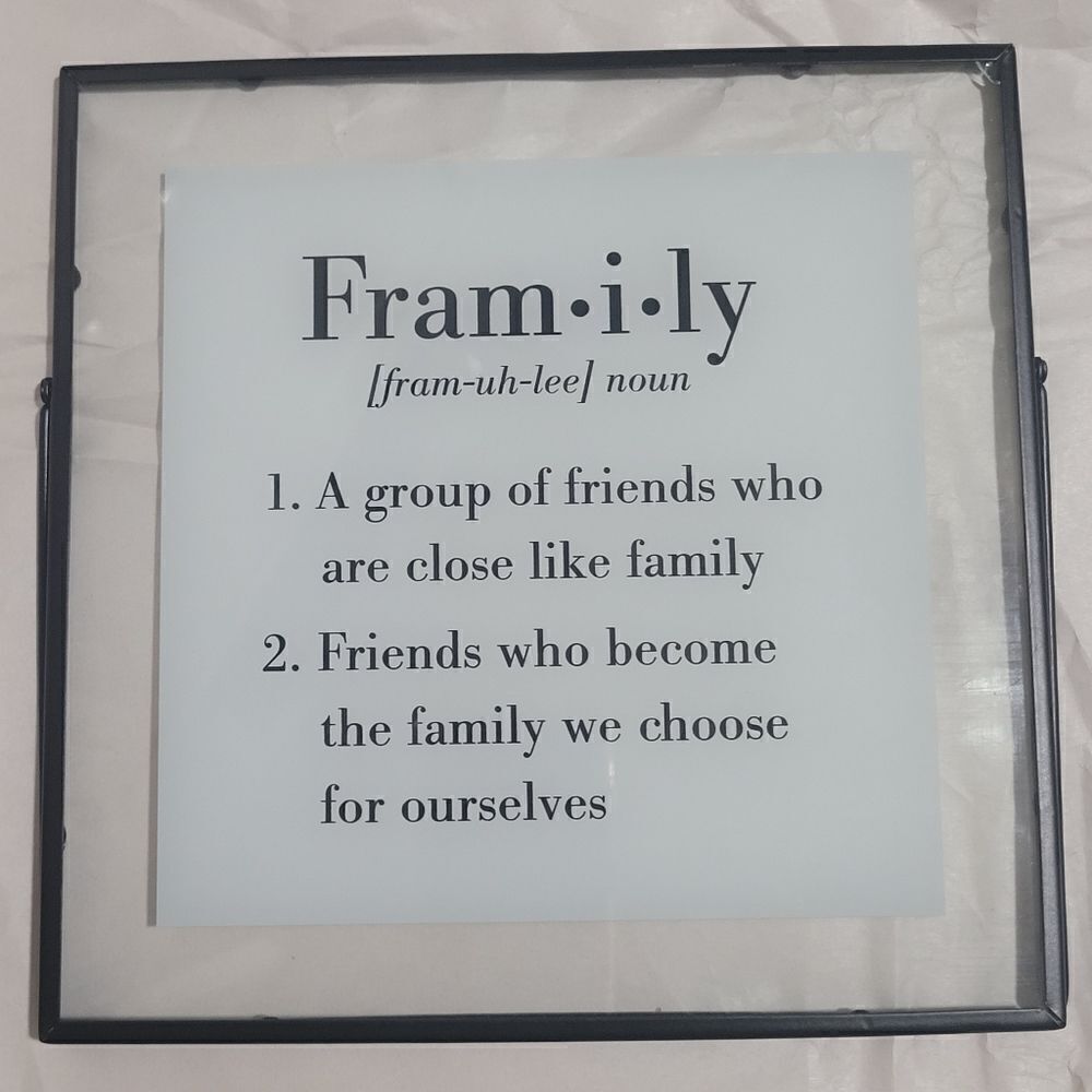 Framed print Fram*i*ly 